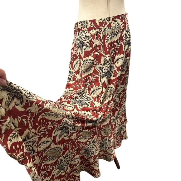 Anthropologie Maeve Hi-low Wrap Floral Skirt - Picture 3 of 6